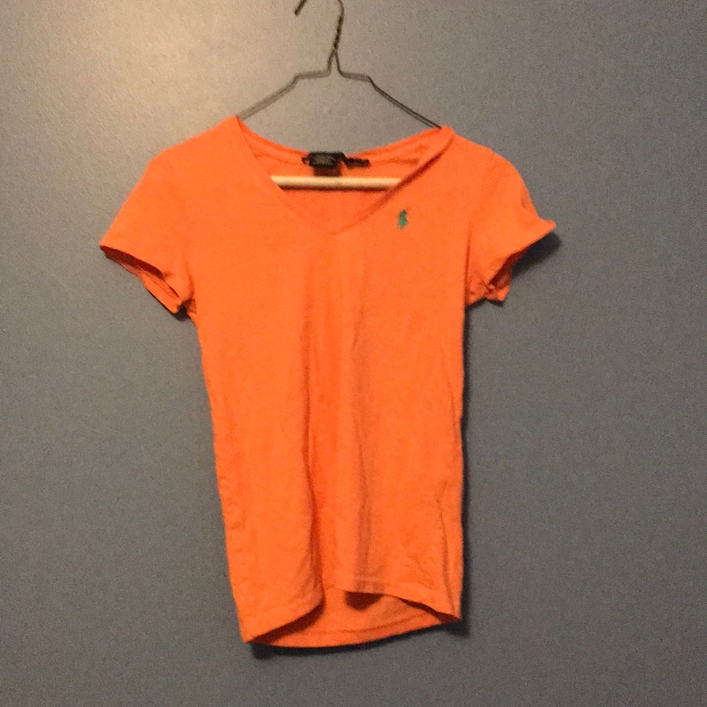 Ralph Lauren sport orange vneck